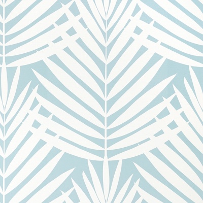 Thibaut Croatia Wallpaper in Spa Blue